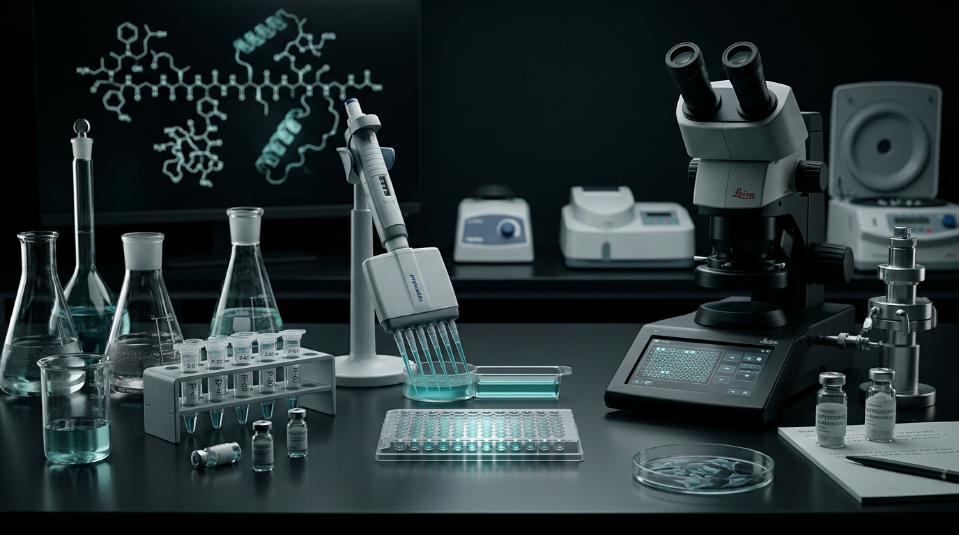 Utilizing Peptides for In Vitro Research: A Scientific Overview