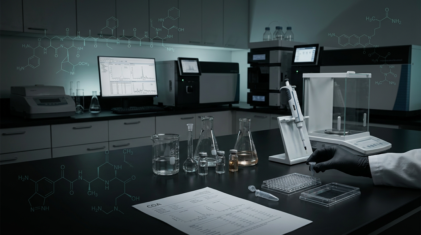 Interpreting a Research Peptide COA: A Laboratory Guide